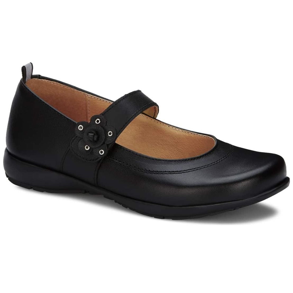 Zapato Escolar Velcro 17 22 Negro Andrea para Ni a