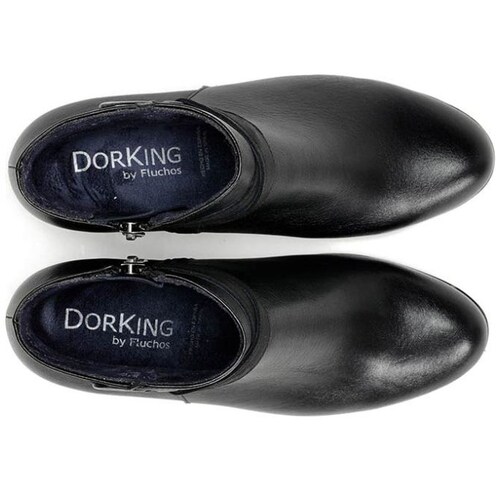 Botín con Tacón para Dama, Color Negro Dorking
