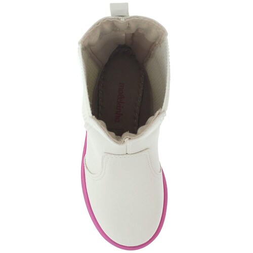 Bota Molekinha Alta 18.5-24 Blanco