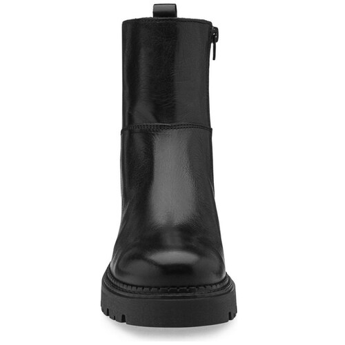 Bota Ella Lisa con Cierre Lateral Negra Levis