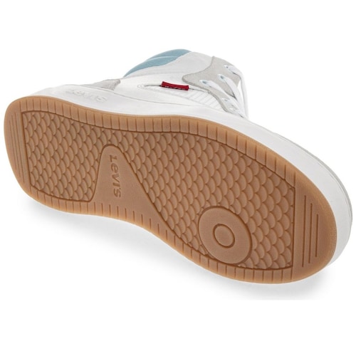 Tenis Glide de Bota Casual Blanco Levis