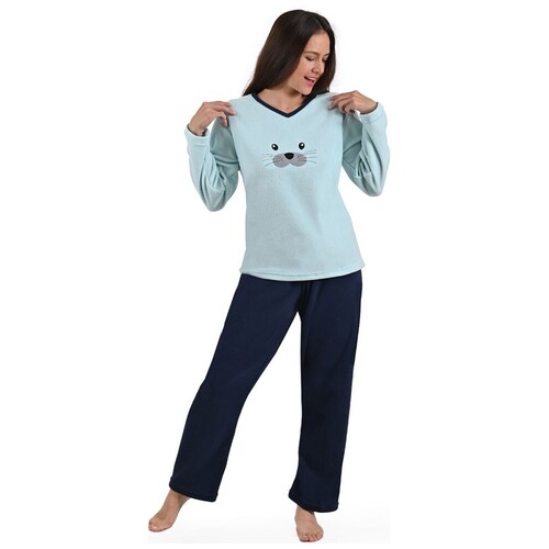 Pijama Manga Larga Pantalón Sugar Milk
