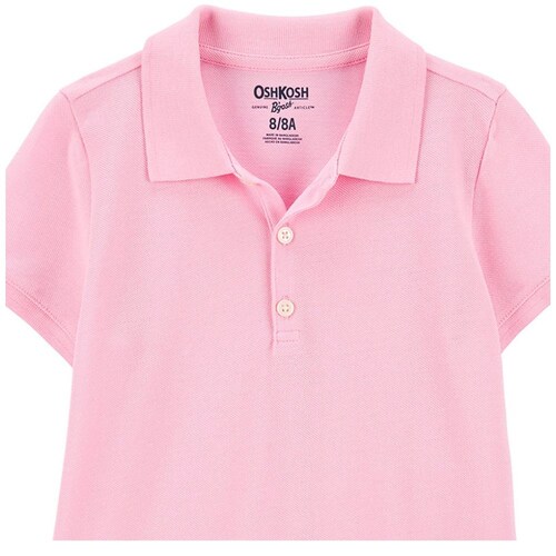 Playera Polo Oshkosh Manga Corta para Niña