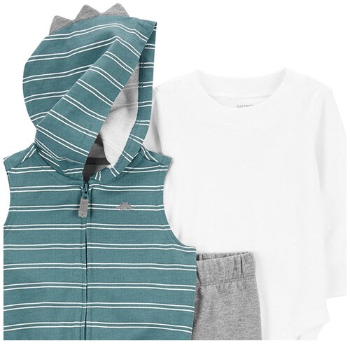 Set de 3 Piezas Carters con Chaleco para Niño