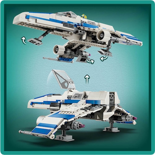 E-Wing de la Nueva República Vs. Caza Estelar de Shin Hati Lego Star Wars