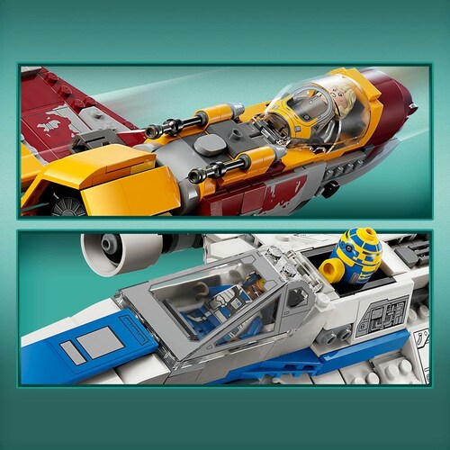E-Wing de la Nueva República Vs. Caza Estelar de Shin Hati Lego Star Wars