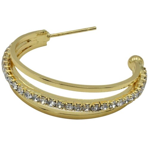 Aretes Brillantes Dorados