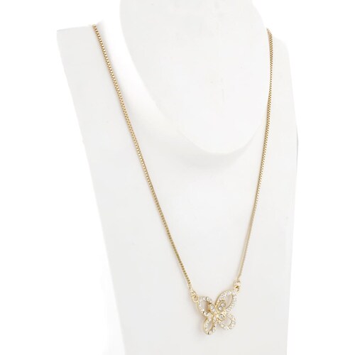 Collar con Dije Mariposa