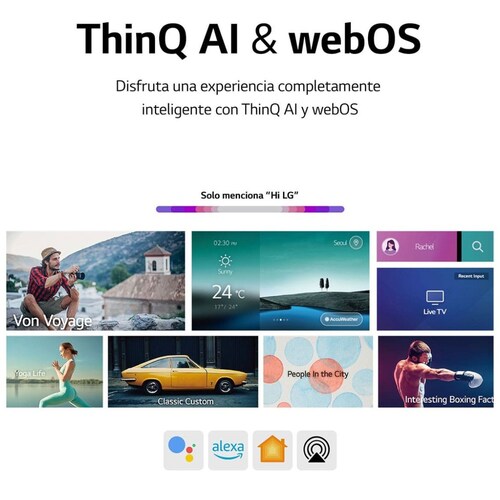 Pantalla LG 65" Qned 4K Thinq Ai 65Qned90Sqa