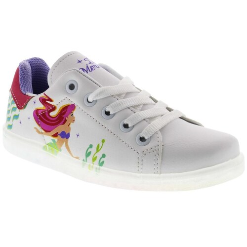 Tenis Personajes Sirenita con Agujeta 17-21 Rosa