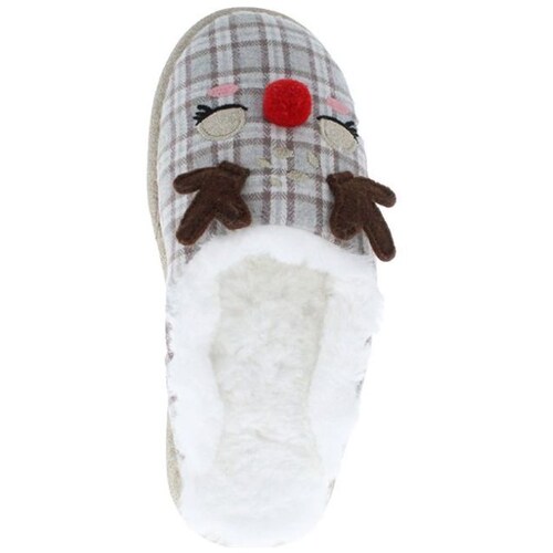 Pantufla Navidad Reno Comfort Fit