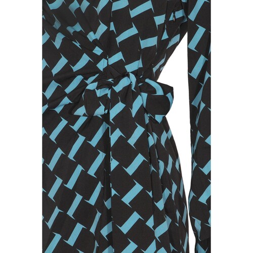 Vestido Estampado Corto Cuello V Ecof By Ecofashion