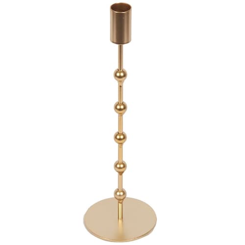 Home Nature Candelabro de Metal Grande Color Dorado 9*9*30 Cm