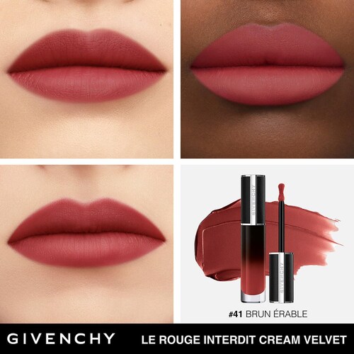 Givenchy Le Rouge Interdit Cream Velvet. Labial Mate de Efecto Difuminado