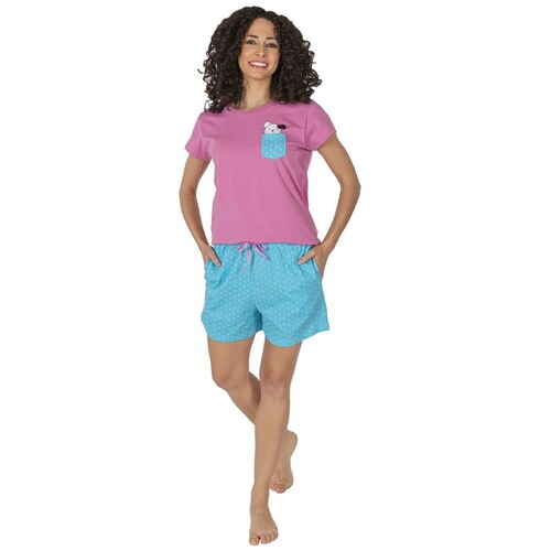 Pijama Manga Corta Short Perrito J&golmar Homewear