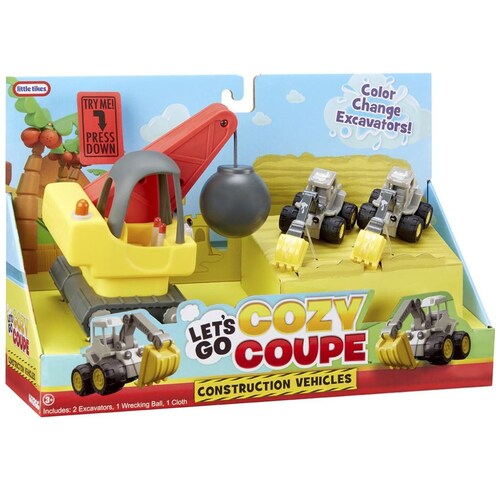 Lets Go Cozy Coupe 3 Pz Vehículos de Construcción