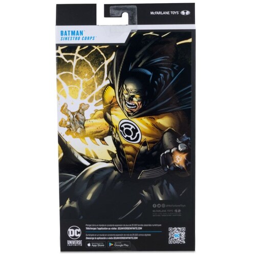Mcfarlane Batman Sinestro Corps Figura 17 Cm Gold Label