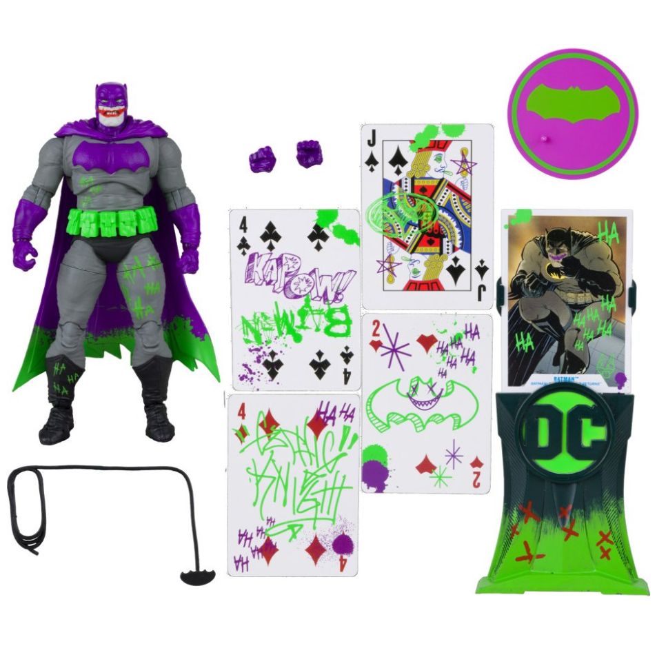 McFarlane DC Multiverse Action Figure Batgirl Jokerized (Three Jokers) (Gold Label) 18 cm