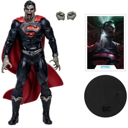 Mcfarlane Superman Vampiro Dc Vs Vampiros Figura 17 Cm Gold Label