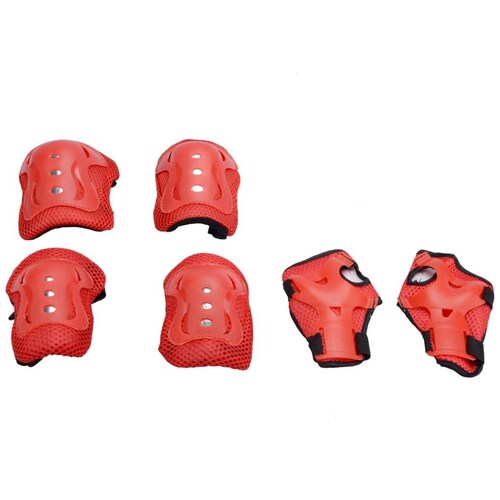 Set Protectores Infantiles 7 Piezas-Color Rojo, Mce-18406R, Easywheels