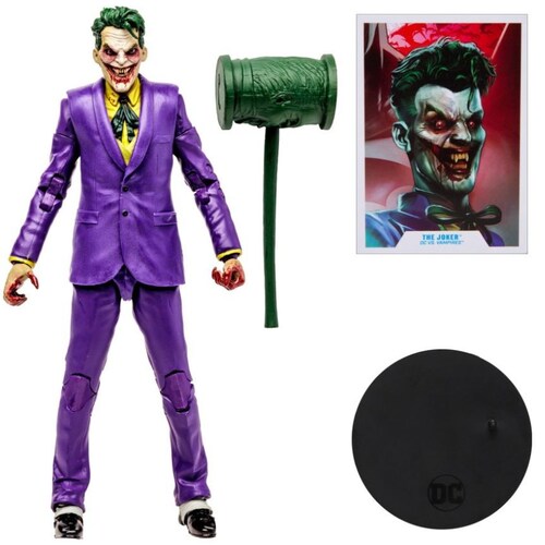 Mc Farlane Jocker Vampiro Dc Vs Vampiros Comic Gold Label