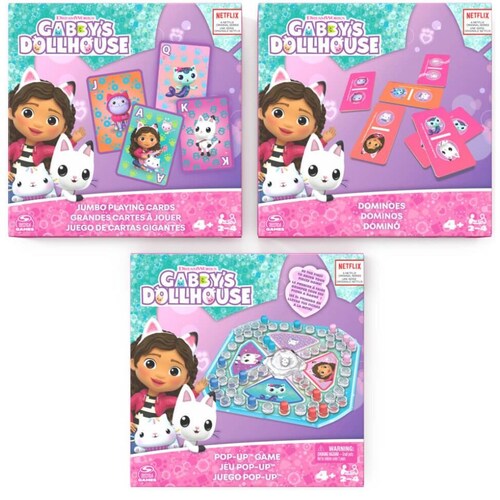 Gabby Dollhouse Trio de Juegos