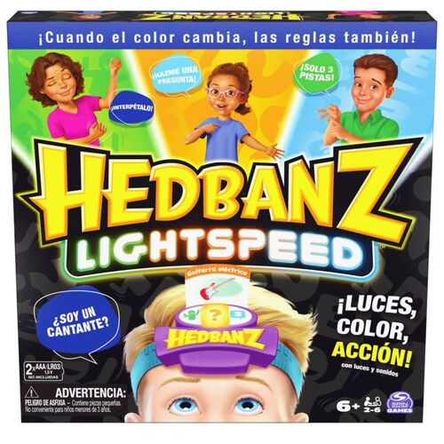 Hedbanz Lightspeed Juego de Preguntas
