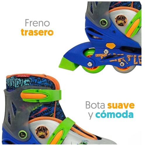Patines Ninja Turtles Inline Skates Apache