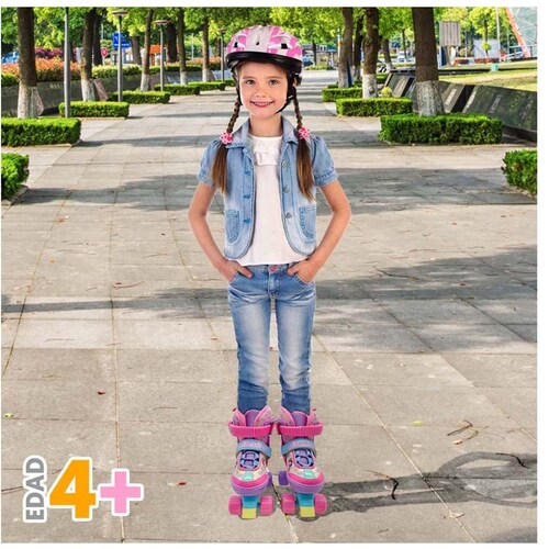 Patines Ajustables Quad  Mis Pastelitos Flying Wheel