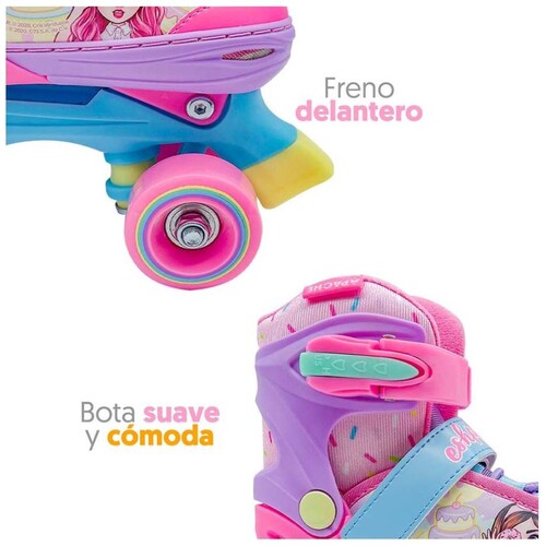 Patines Ajustables Quad  Mis Pastelitos Flying Wheel