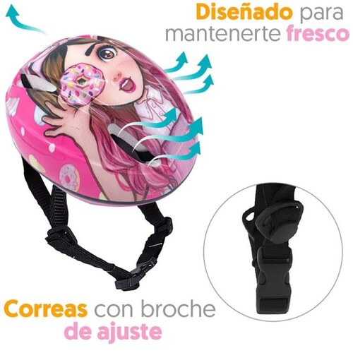 Casco con Accesorios Mis Pastelitos Flying Wheel