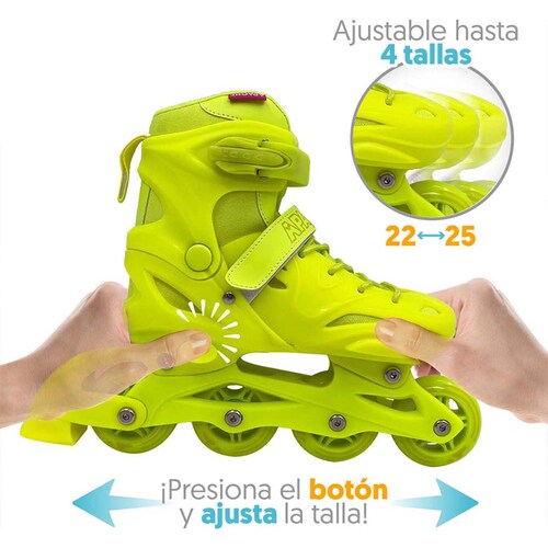 Patines en Línea Pro Modelo e Verde Flying Wheel