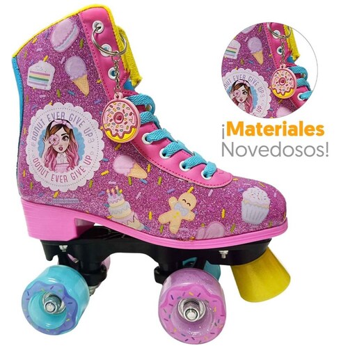 Patines de Bota Talla 23 Mis Pastelitos Flying Wheel