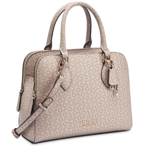 Bolsa Satchel Café Claro Guess Factory