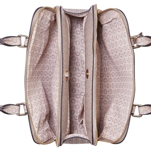 Bolsa Satchel Café Claro Guess Factory