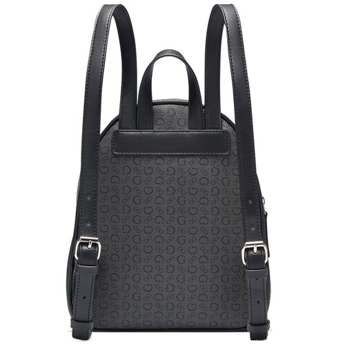 Bolsa Backpack Negro Suavizado Guess Factory