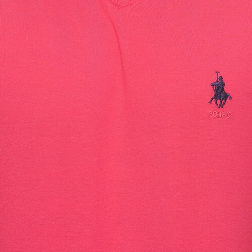 Playera Cuello V Manga Corta para Hombre Polo Club