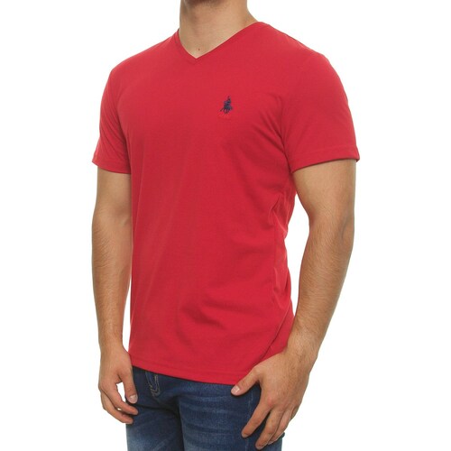 Playera Cuello V Manga Corta para Hombre Polo Club