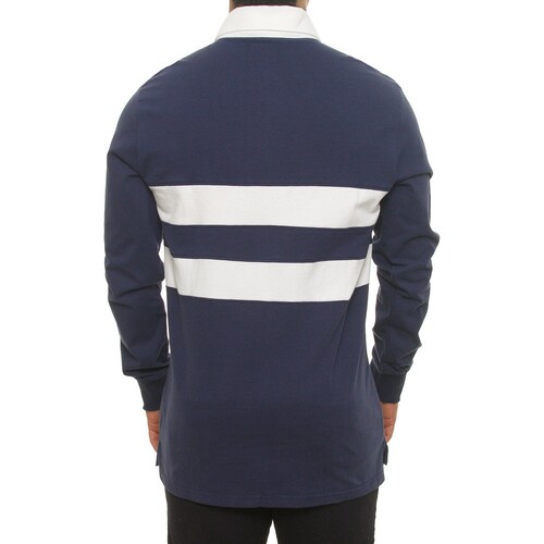Playera Polo Rugby Manga Larga para Hombre Jeanious