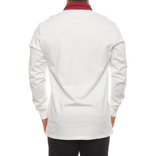 Playera Polo Rugby Manga Larga para Hombre Jeanious