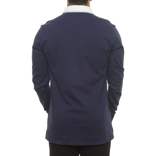 Playera Polo Rugby Manga Larga para Hombre Jeanious