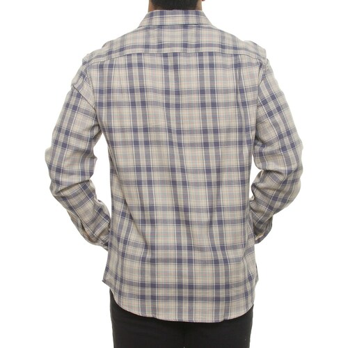 Camisa Casual a Cuadros Manga Larga para Hombre Jeanious