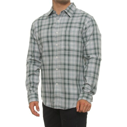 Camisa Casual a Cuadros Manga Larga para Hombre Jeanious