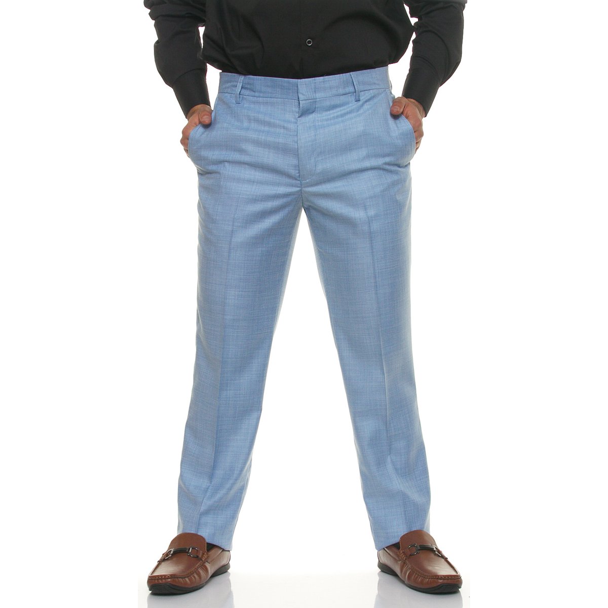 Pantalon vestir slim online fit hombre