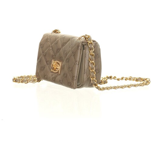Bolso Dark Taupe Mono Crossbody para Dama Bebe