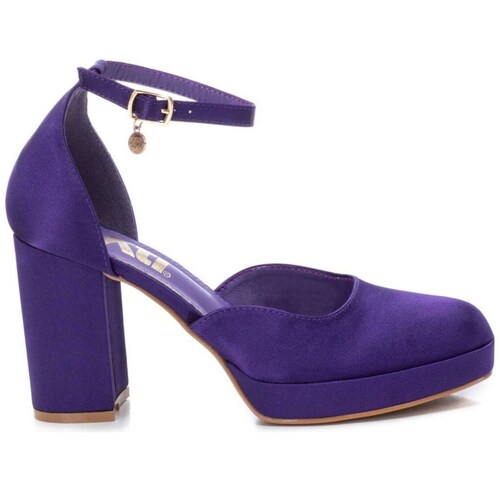 Zapatilla Morada con Plataforma Y Pulsera Xti