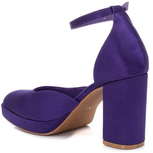 Zapatilla Morada con Plataforma Y Pulsera Xti