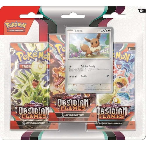 Pokémon Tcg Obsidian Flames 3Pack Booster