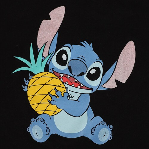 Playera con Estampado Stitch Piña Disney 100 Años