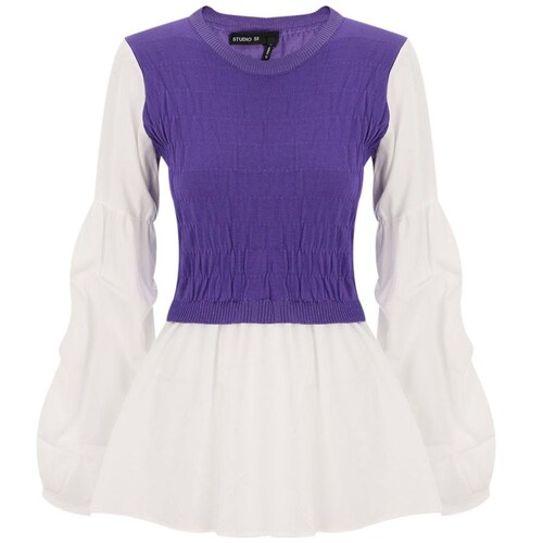 Blusa con Chaleco Simulado Studio si